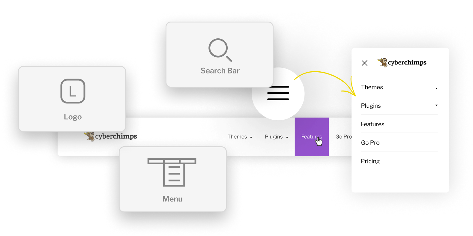 cyberchimps responsive theme header builder