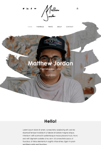 Responsive Starter Template Painter