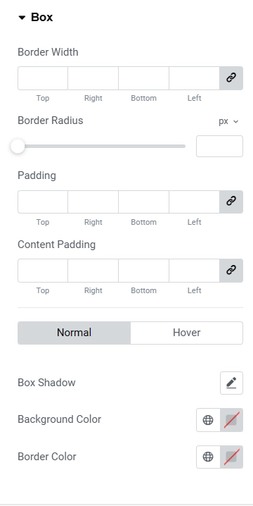 Box styles