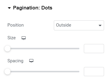 Pagination dots